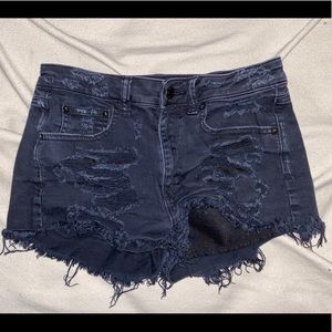 American Eagle Hi-waisted ripped shorts